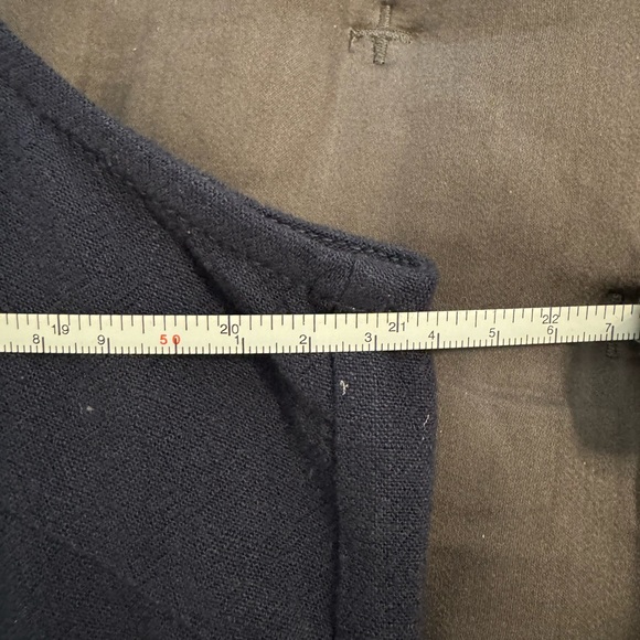 Isle of Mine embroidered navy rayon linen blend boho midi dress NWT M/L - Picture 5 of 12